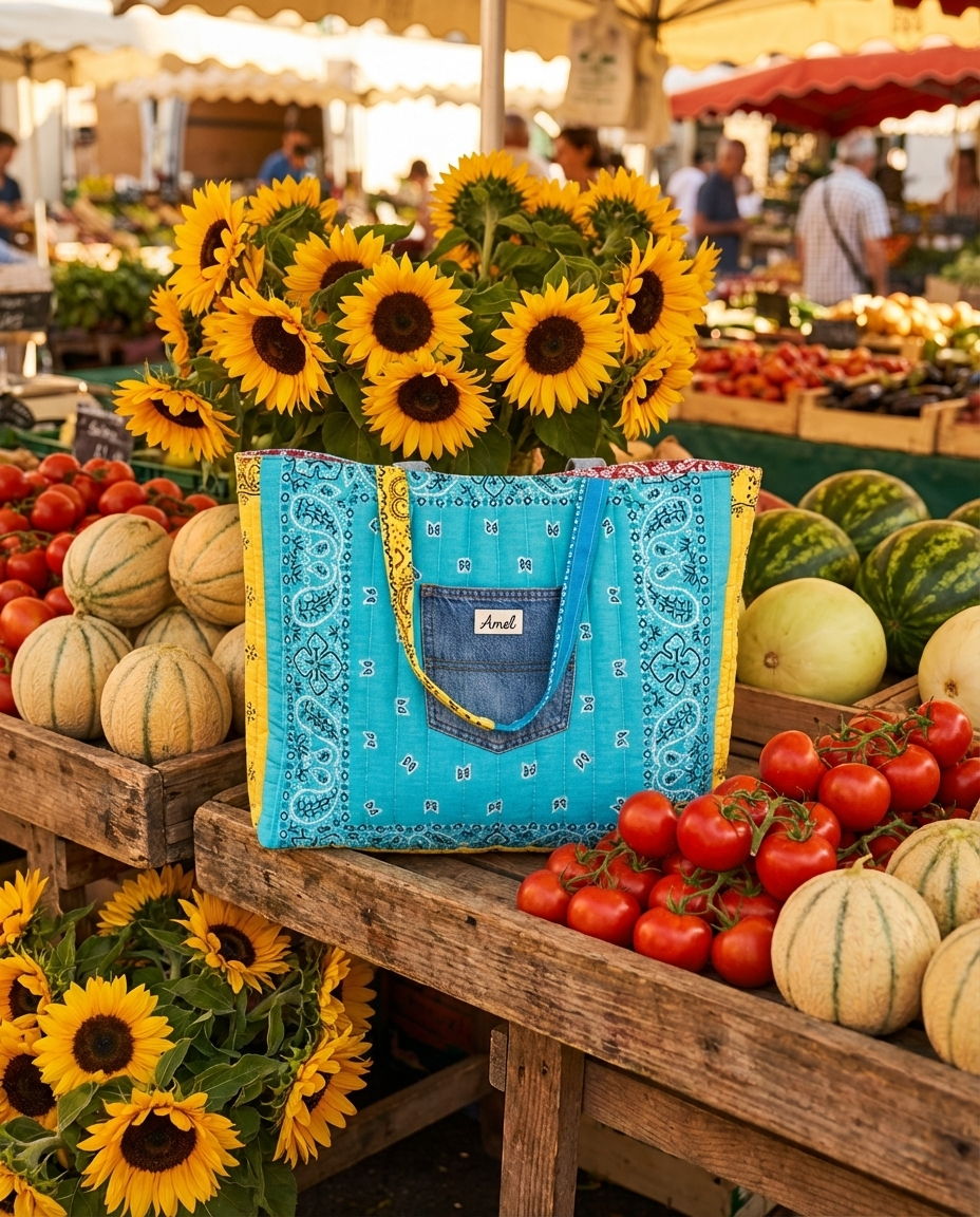 Gilles Bandanas Turquoise